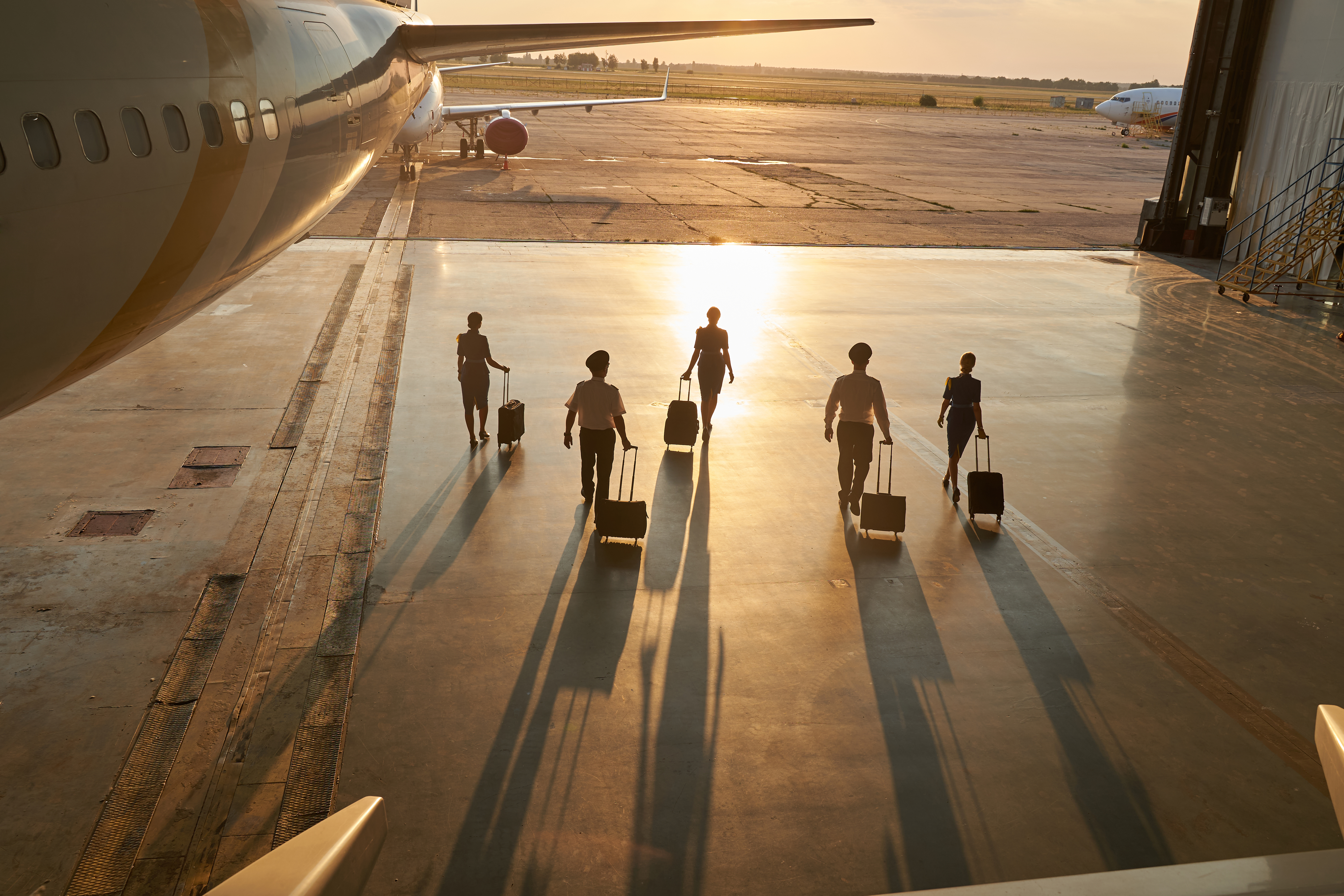Carrying the luggage for one more business trip